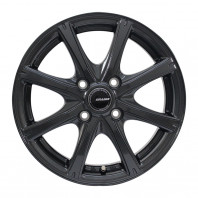 QRASIZ VS8 14x4.5 45 100x4 GUNMETALLIC + NANKANG AW-1 155/65R14 75Q スタッドレス【セール品】