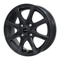 QRASIZ VS8 14x4.5 45 100x4 GUNMETALLIC + NANKANG AW-1 155/65R14 75Q スタッドレス【セール品】