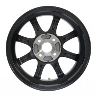 QRASIZ VS8 14x4.5 45 100x4 GUNMETALLIC + NANKANG AW-1 155/65R14 75Q スタッドレス【セール品】