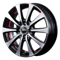 SCHNEIDER RX-01 14x4.5 45 100x4 BP/RED + YOKOHAMA BluEarth-ES ES32 155/65R14 75S