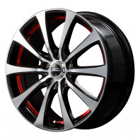 SCHNEIDER RX-01 15x6.0 45 100x5 BP/RED + NANKANG AW-1 195/55R15 85Q ｽﾀｯﾄﾞﾚｽ【ｾｰﾙ品】