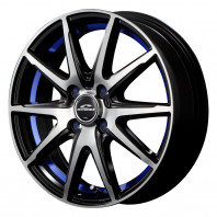SCHNEIDER RX-02 14x4.5 45 100x4 BP/BLU + CEAT EcoDrive 155/65R14 75T