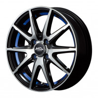 SCHNEIDER RX-02 15x5.5 43 100x4 BP/BLU + GOODYEAR Vector 4Seasons Hybrid 195/60R15 88H