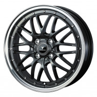 NOVARIS ASSETE M1 15x4.5 45 100x4 GMT/P + NANKANG AW-1 165/55R15 75Q ｽﾀｯﾄﾞﾚｽ