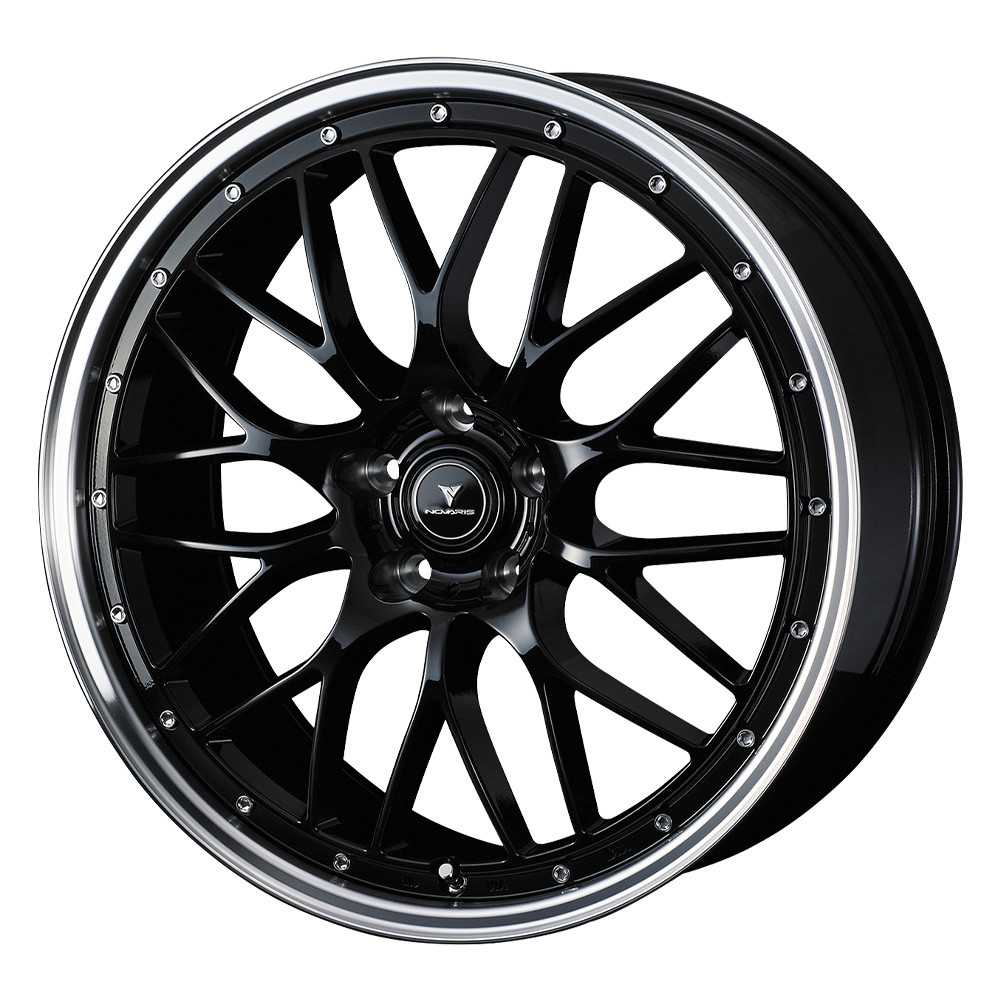 NOVARIS ASSETE M1 18x7.5 38 114.3x5 BLK/P