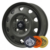 LANDFOOT SWZ 14x4.5 45 100x4 OD + NANKANG AW-1 165/70R14 81Q ｽﾀｯﾄﾞﾚｽ