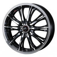 LEONIS RT 15x5.5 43 100x4 PBMC + NANKANG AW-1 185/60R15 84Q ｽﾀｯﾄﾞﾚｽ