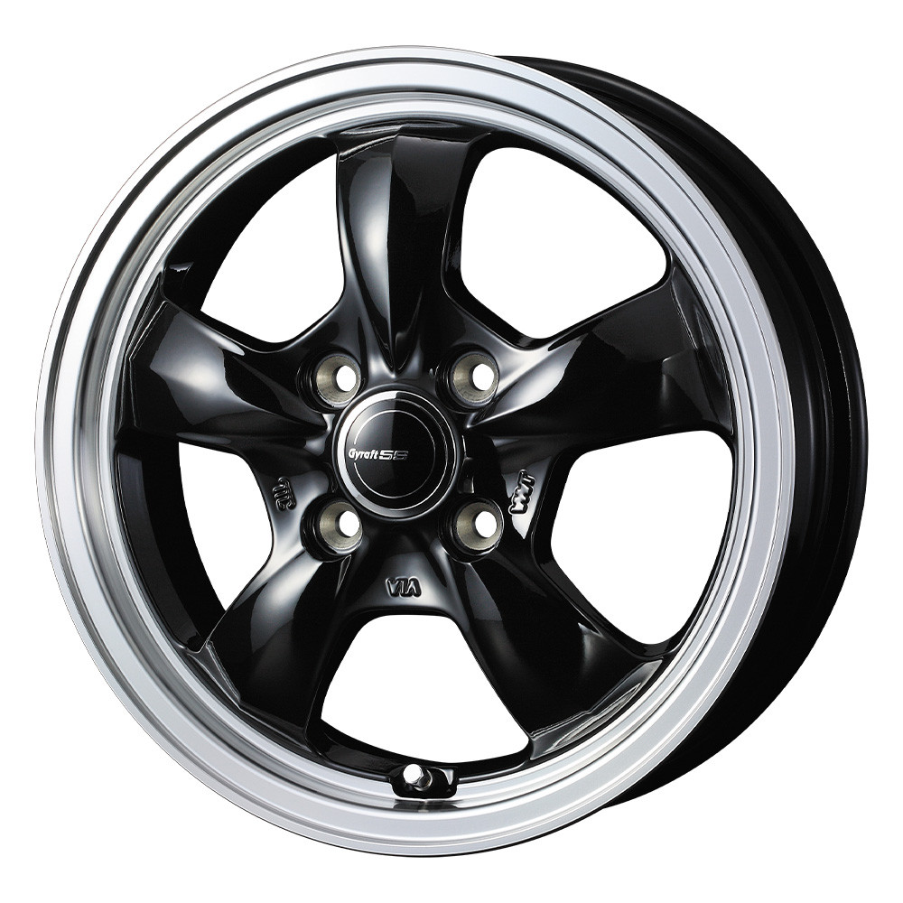 GYRAFT 5S 14x4.5 45 100x4 BLK