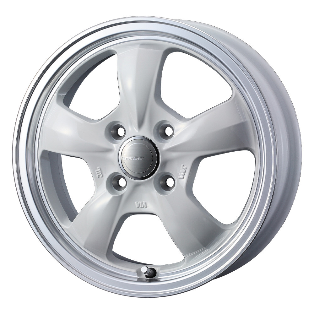 GYRAFT 5S 14x4.5 45 100x4 WHT