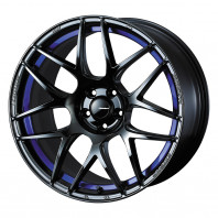 WedsSport SA-27R 17x6.5 42 100x5 BLCII + NANKANG AW-1 195/60R17 90Q ｽﾀｯﾄﾞﾚｽ