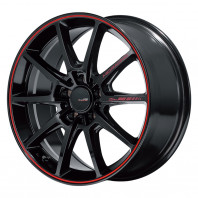 RMP Racing R25 Plus 17x7.0 48 114.3x5 BK/RED + NANKANG AW-1 205/50R17 89Q ｽﾀｯﾄﾞﾚｽ