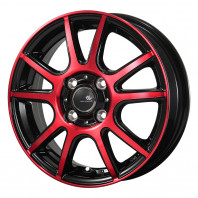 CEREBRO PFX 15x4.5 45 100x4 RED + NANKANG AW-1 165/60R15 77Q ｽﾀｯﾄﾞﾚｽ