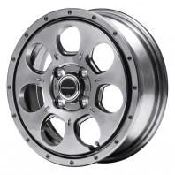 ROADMAX MUD AGENT 14x4.5 45 100x4 MG + NANKANG AW-1 155/65R14 75Q ｽﾀｯﾄﾞﾚｽ