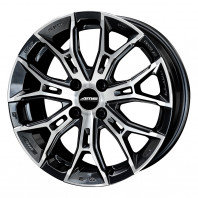 GALERNA FINURA 16x6.5 43 100x4 BGM/P + NANKANG AW-1 185/55R16 83Q ｽﾀｯﾄﾞﾚｽ【ｾｰﾙ品】