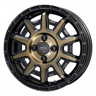 PPX D10X 12x3.5 45 100x4 BPBZ + NANKANG FT-9 M/T RWL 145/80R12 6PR 80/78N C LT