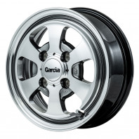 GARCIA Dallas6 14x4.5 45 100x4 POL/LG + GOODYEAR Vector 4Seasons Hybrid 155/65R14 75H