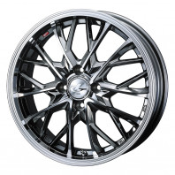 LEONIS MV 15x5.5 43 100x4 BMCMC + GOODYEAR Vector 4Seasons Hybrid 165/65R15 81H