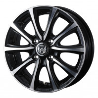 RIZLEY MS 16x6.0 50 100x4 BKP + RADAR RPX800 195/55R16 91W XL ランフラット セール