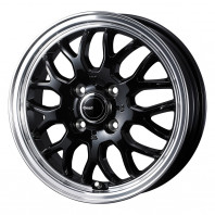 GYRAFT 9M 12x4.0 43 100x4 BLK + MAXTREK EXTREME R/T.RWL 145/80R12 6PR 80/78N C LT