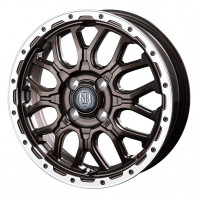 MUD BAHN XR-800M 12x4.0 42 100x4 GBR/RP + NANKANG NA-1 145/80R12 74T