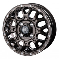 MUD BAHN XR-800M 15x4.5 45 100x4 GBR/PP + HIFLY HF805 165/55R15 75V