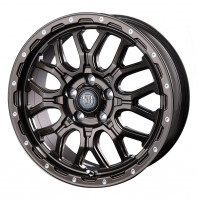 MUD BAHN XR-800M 17x7.0 38 114.3x5 GBR/PP + DAVANTI PROTOURA SPORT 225/45R17 91W ﾗﾝﾌﾗｯﾄ