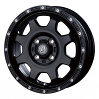 MUD BAHN XR-910K 12x4.0 42 100x4 MBK/PP + NANKANG NA-1 145/80R12 74T