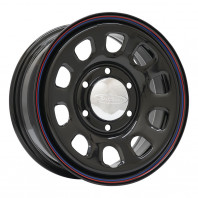 DAYTONA'S G2 15x6.5 40 139.7x6 BK/RB LINE + ARMSTRONG BLU-TRAC PC 215/70R15 98H