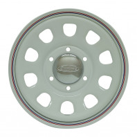 DAYTONA'S G2 15x6.5 40 139.7x6 WH/RB LINE + NANKANG SNC-1 195/80R15 8PR 107/105L D ｽﾀｯﾄﾞﾚｽ ｾｰﾙ