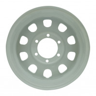 DAYTONA'S G2 15x6.5 40 139.7x6 WH/RB LINE + NANKANG SNC-1 195/80R15 8PR 107/105L D ｽﾀｯﾄﾞﾚｽ ｾｰﾙ