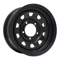 DAYTONA'S 15x6.0 0 139.7x5 BK/RB LINE + ARMSTRONG BLU-TRAC PC 205/70R15 100H XL