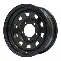 DAYTONA'S 15x6.0 0 139.7x5 BK/RB LINE + ARMSTRONG BLU-TRAC PC 205/70R15 100H XL