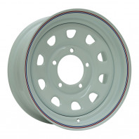 DAYTONA'S 15x6.0 0 139.7x5 WH/RB LINE + ARMSTRONG BLU-TRAC PC 215/70R15 98H