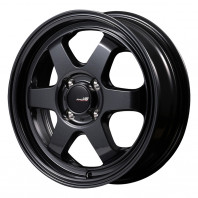 MID RACING R06 15x5.0 45 100x4 CBK + NANKANG AW-1 165/55R15 75Q ｽﾀｯﾄﾞﾚｽ