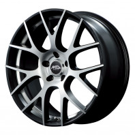 MID EXCLUSIVE MTW TW027 18x7.0 40 114.3x5 S.BK/DUC + NANKANG AS-2+(Plus) 225/40R18.Z 92Y XL