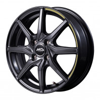 MID WHEELS RX810 14x4.5 45 100x4 BK + BRIDGESTONE BLIZZAK VRX3 165/70R14 81Q ｽﾀｯﾄﾞﾚｽ