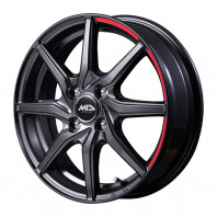 MID WHEELS RX810 14x4.5 45 100x4 BK + BRIDGESTONE BLIZZAK VRX3 165/70R14 81Q ｽﾀｯﾄﾞﾚｽ