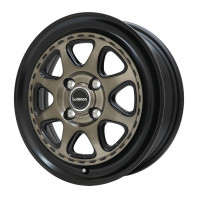 LUMACA MODEL-4 14x4.5 45 100x4 MBC + MAXTREK TREK M7 Plus 155/65R14 75T ｽﾀｯﾄﾞﾚｽ