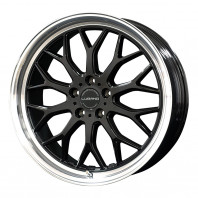 VENERDI LUGANO 20x8.0 38 114.3x5 BKM/MC + NANKANG AS-2+(Plus) 245/30R20.Z 90Y XL