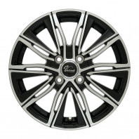 Verthandi VJ-S20 14x4.5 45 100x4 BK/P + MAXTREK TREK M7 Plus 155/65R14 75T ｽﾀｯﾄﾞﾚｽ