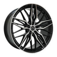 LUXALES LB-MS65 20x8.5 38 114.3x5 BK/P + MINERVA F205 245/35R20.Z 95Y XL