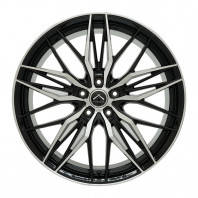 LUXALES LB-MS65 20x8.5 38 114.3x5 BK/P + MINERVA F205 245/35R20.Z 95Y XL