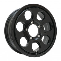 OFFLESSER OM-S7 16x5.5 22 139.7x5 SGBK + MAXTREK SIERRA S6 215/70R16 6PR 108/106Q C LT