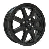 OFFLESSER OM-S8 12x4.0 42 100x4 SGBK + NANKANG NA-1 145/70R12 69T