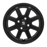 OFFLESSER OM-S8 14x4.5 43 100x4 SGBK + RADAR Rivera Pro 2 165/65R14 83H XL