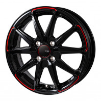 JP STYLE R55 15x5.5 43 100x4 PB/RED + NANKANG FT-9 M/T RWL 165/65R15 81S