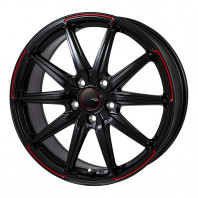JP STYLE R55 17x7.0 38 114.3x5 PB/RED + MINERVA F205 235/45R17.Z 97Y XL