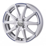 JP STYLE R55 15x5.5 43 100x4 PB/BLUE + DAVANTI ECOURA HP1 195/65R15 91H