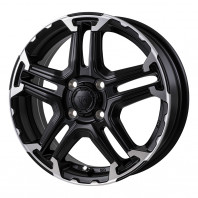 JP STYLE MJ-T 16x6.0 42 100x4 BK/POL + DUNLOP DIREZZA DZ102 205/55R16 91V
