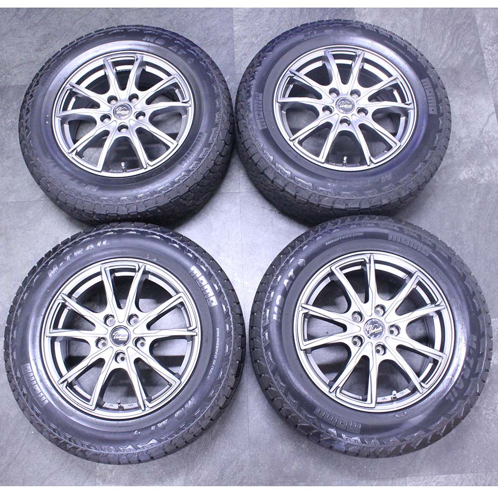 中古】Verthandi PW-S10 16x6.5 48 114.3x5 MGRAY + 【中古】MOMO M